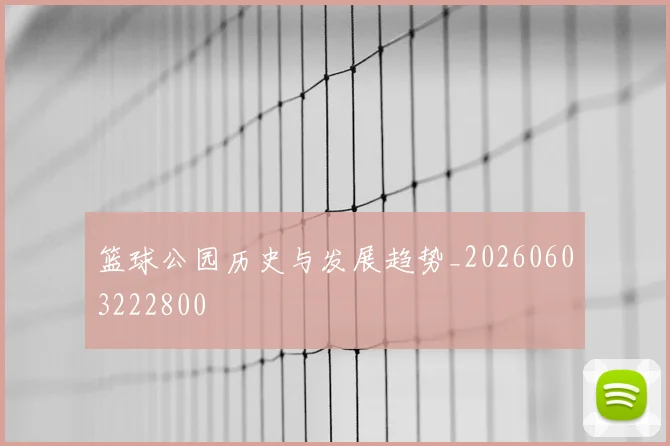 篮球公园历史与发展趋势_20260603222800
